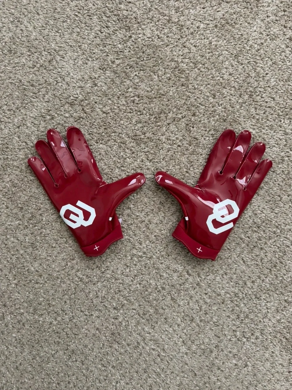 OU Football Player Exclusive Team Issued Jordan Football Gloves Mens XL